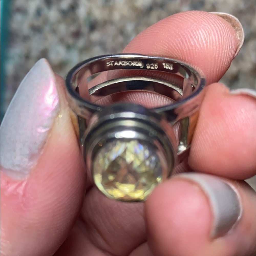 Snowflake quartz ring - Picture 5 of 8